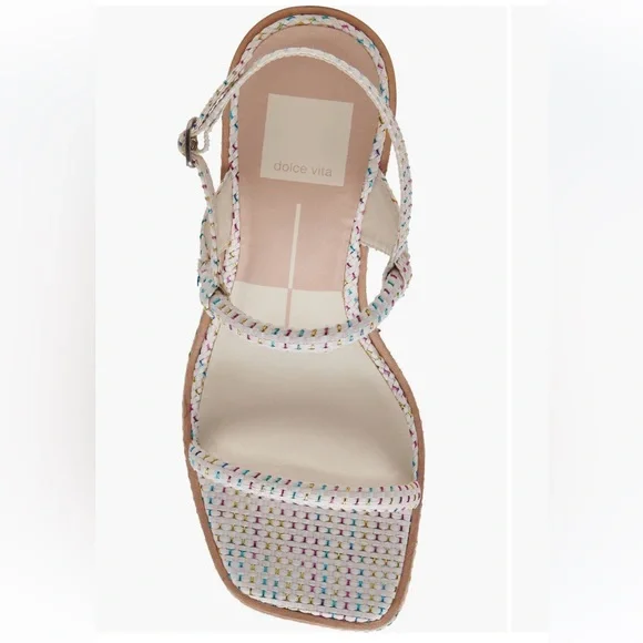 Dolce Vita Multicolor Platform Sandals NWT Size 9.5 - Picture 4 of 7